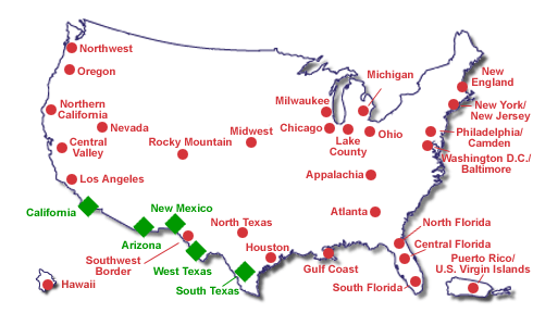 HIDTA Map